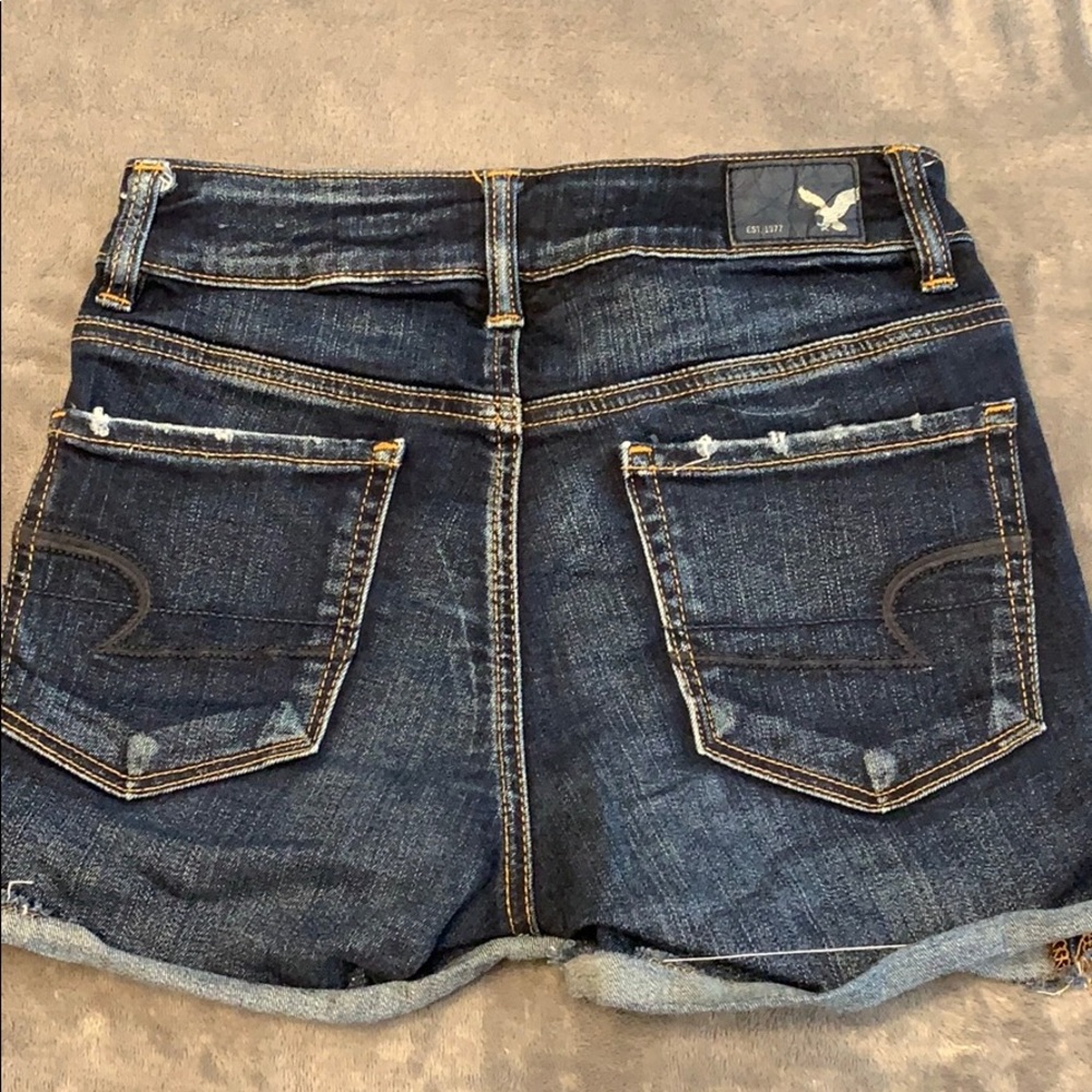 american eagle denim shorts